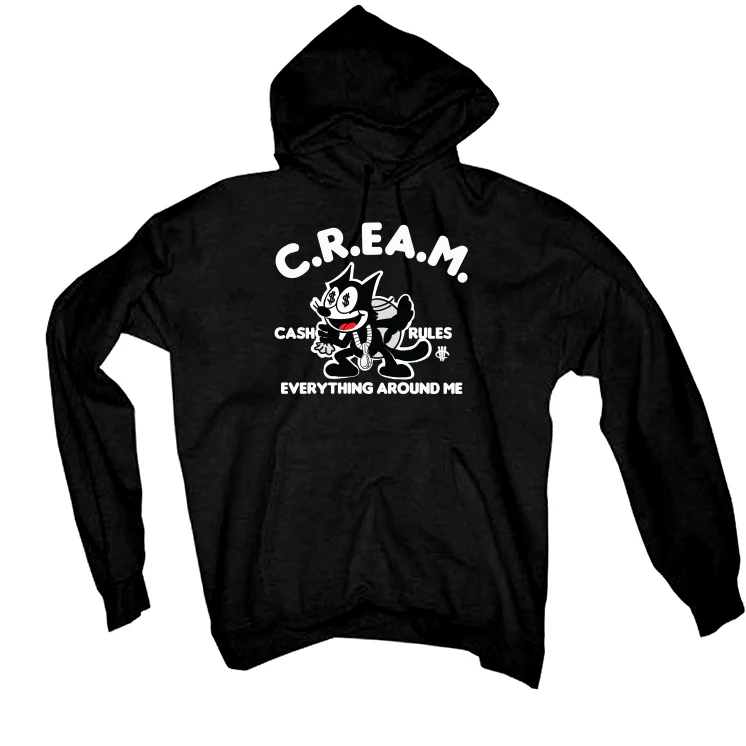 Air Jordan 1 High OG “Reverse Panda” | illcurrency Black T-Shirt (Cash rules) - Image 3