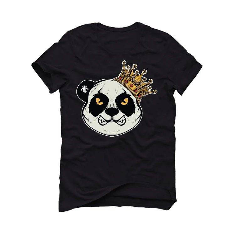 Air Jordan 1 High OG “Reverse Panda” | illcurrency Black T-Shirt (Panda King) - Image 2