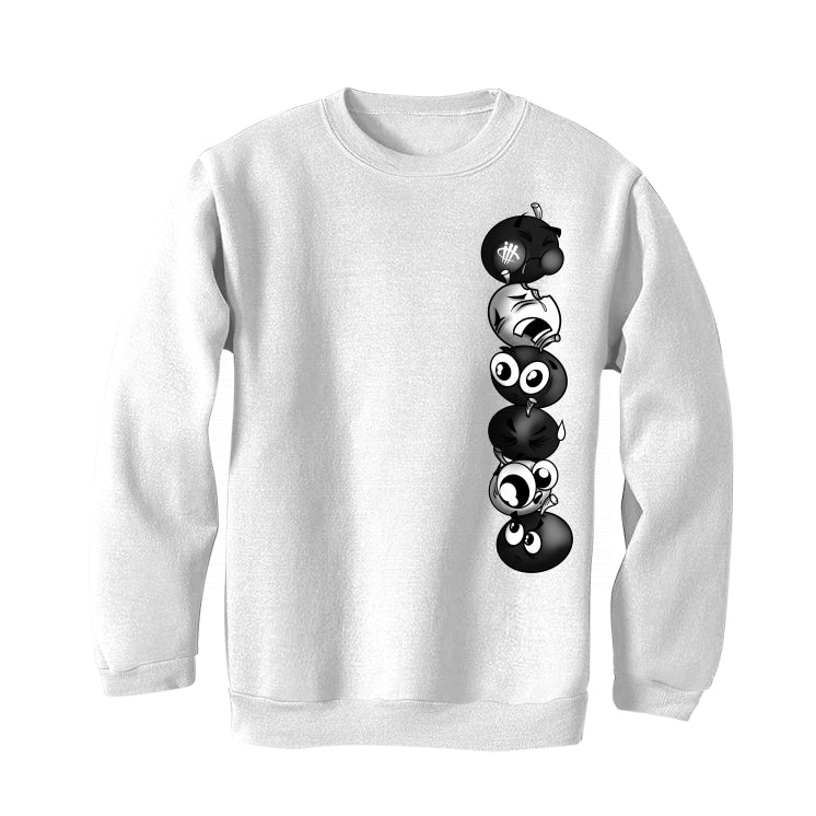 Air Jordan 1 High OG “Reverse Panda” | illcurrency White T-Shirt (Cherry Stack) - Image 4