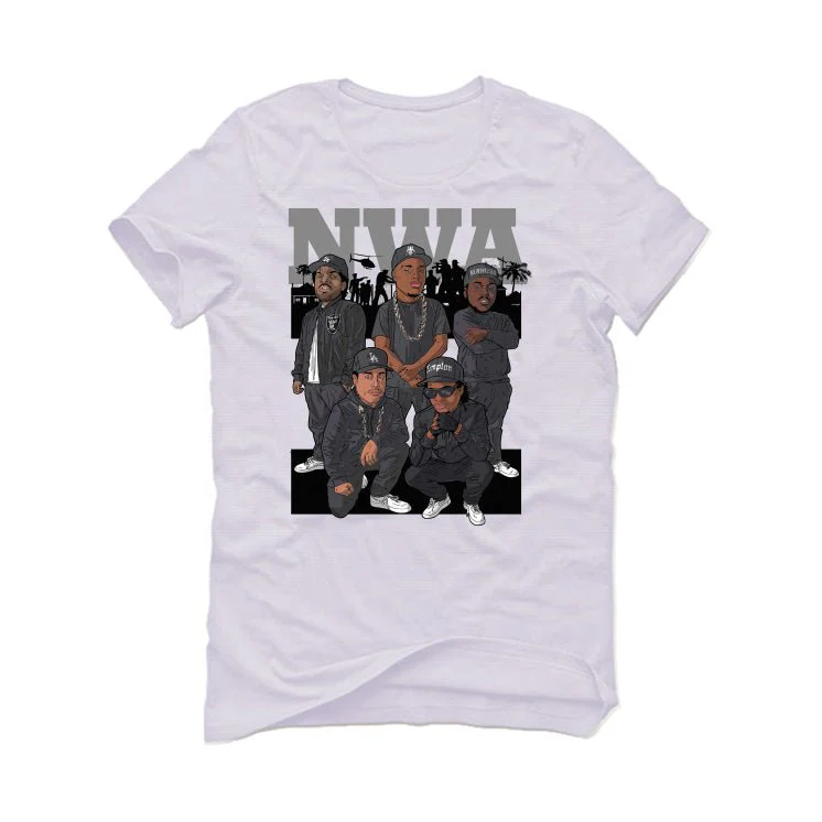 Air Jordan 1 High OG “Reverse Panda” | illcurrency White T-Shirt (NWA) - Image 2