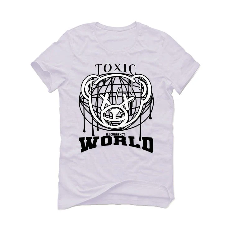 Air Jordan 1 High OG “Reverse Panda” | illcurrency White T-Shirt (Toxic World) - Image 2