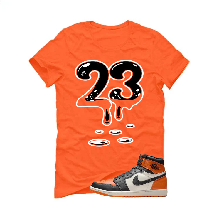 Air Jordan 1 High OG Shattered Backboard Orange T-Shirt (23)| illcurrency - Image 2