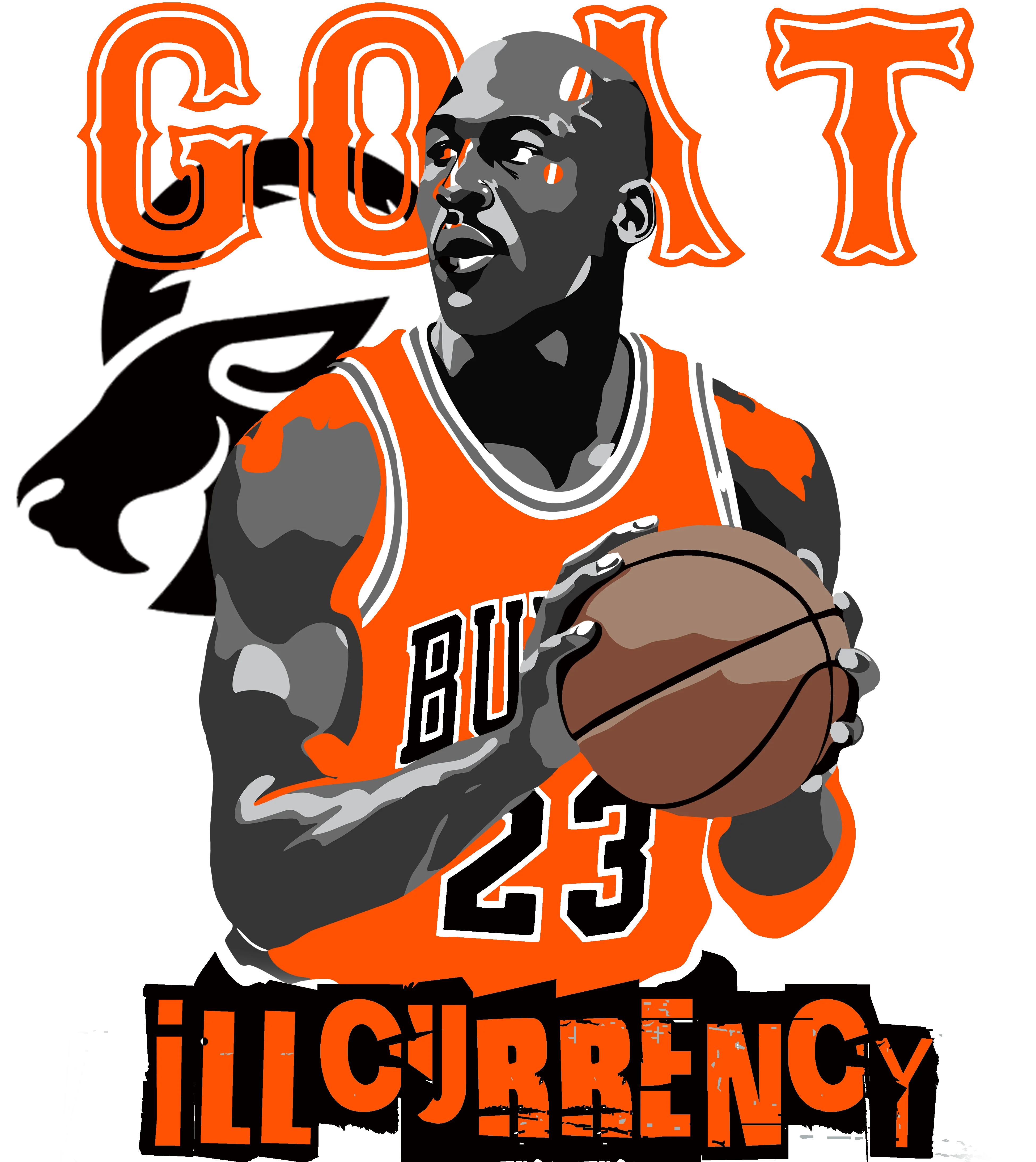 Air Jordan 1 High OG Shattered Backboard White T-Shirt (MJ GOAT)| illcurrency