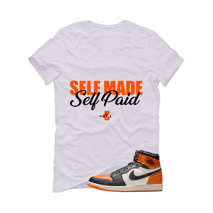 Air Jordan 1 High OG Shattered Backboard White T-Shirt (Self Made Self Paid)| illcurrency - Image 2