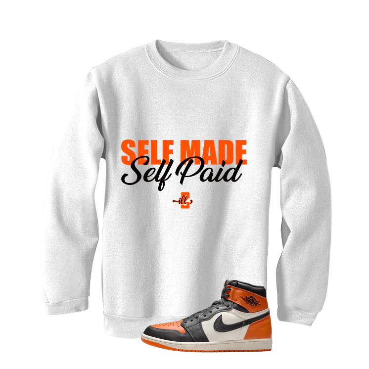 Air Jordan 1 High OG Shattered Backboard White T-Shirt (Self Made Self Paid)| illcurrency - Image 4