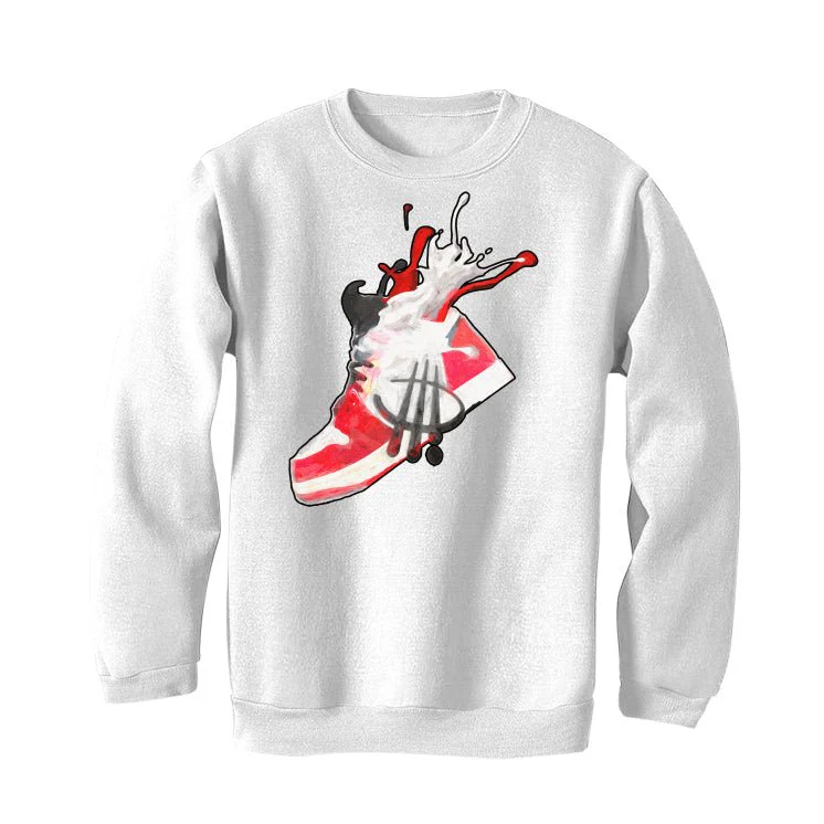 Air Jordan 1 High OG “Spider-Man: Across the Spider-Verse” | ILLCURRENCY White T-Shirt (SPLASH) - Image 4