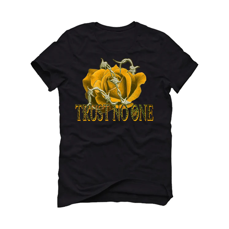 Air Jordan 1 High OG “Taxi” Black T-Shirt (TRUST NO ONE) - Image 2