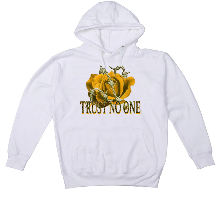 Air Jordan 1 High OG “Taxi” White T-Shirt (TRUST NO ONE) - Image 3