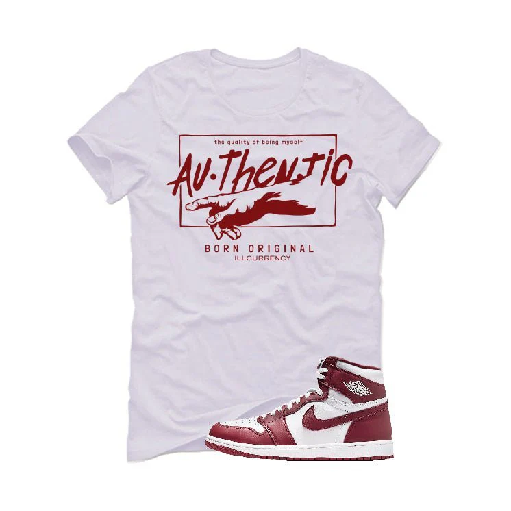 Air Jordan 1 High OG “Team Red” | illcurrency White T-Shirt (Authentic) - Image 2