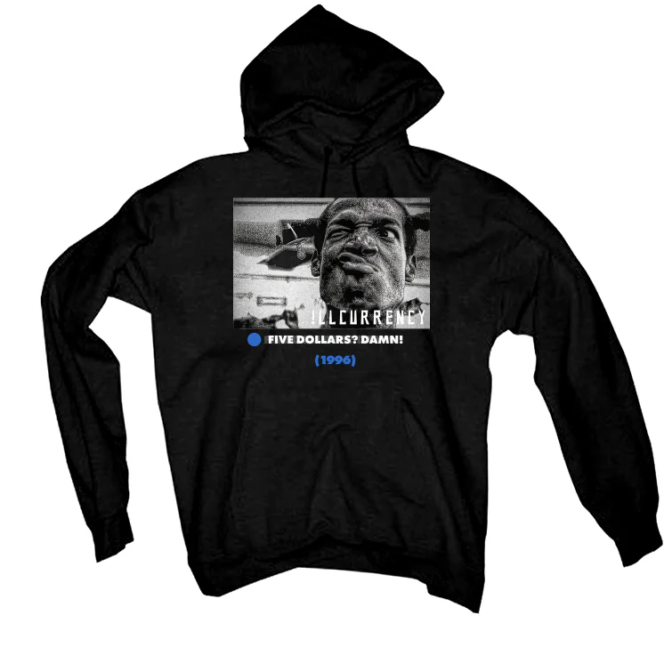Air Jordan 1 High OG “True Blue” Black T-Shirt (5 DOLLA) - Image 3