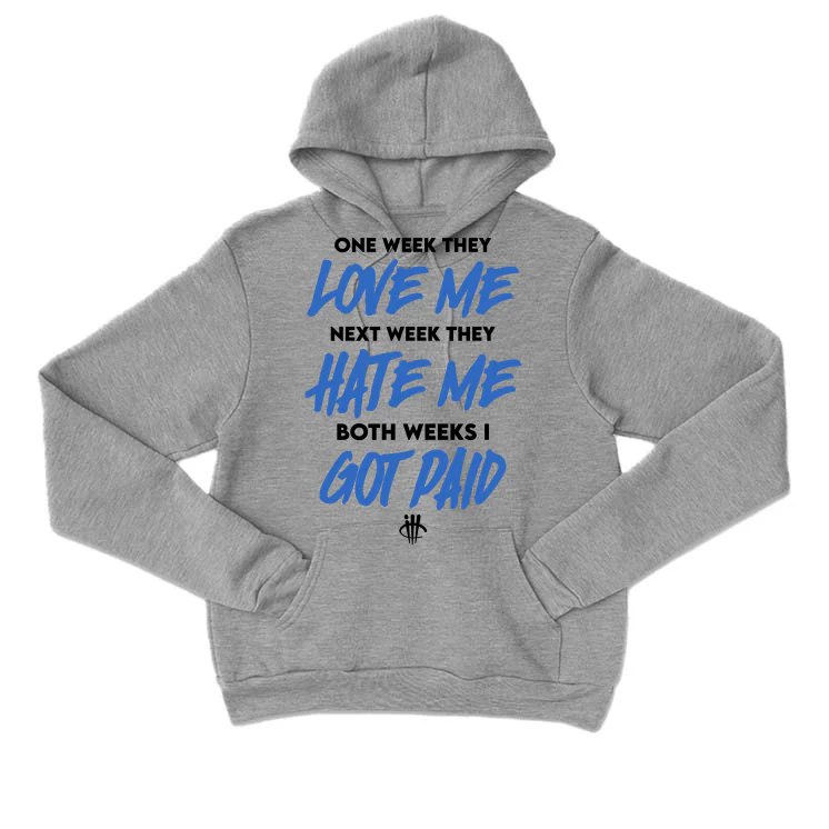 Air Jordan 1 High OG “True Blue” Grey T-Shirt (Paid) - Image 3