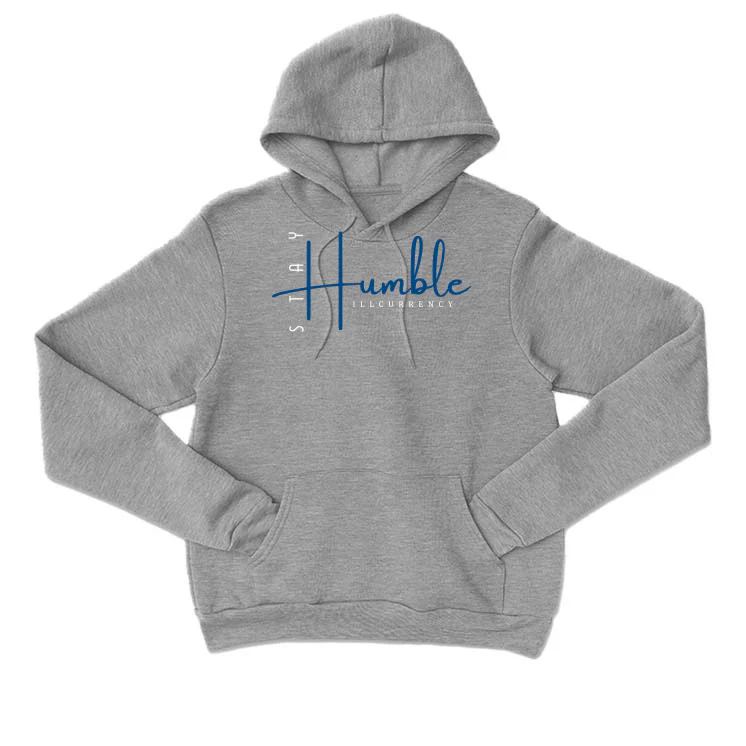 Air Jordan 1 High OG “True Blue” Grey T-Shirt (Stay Humble) - Image 3