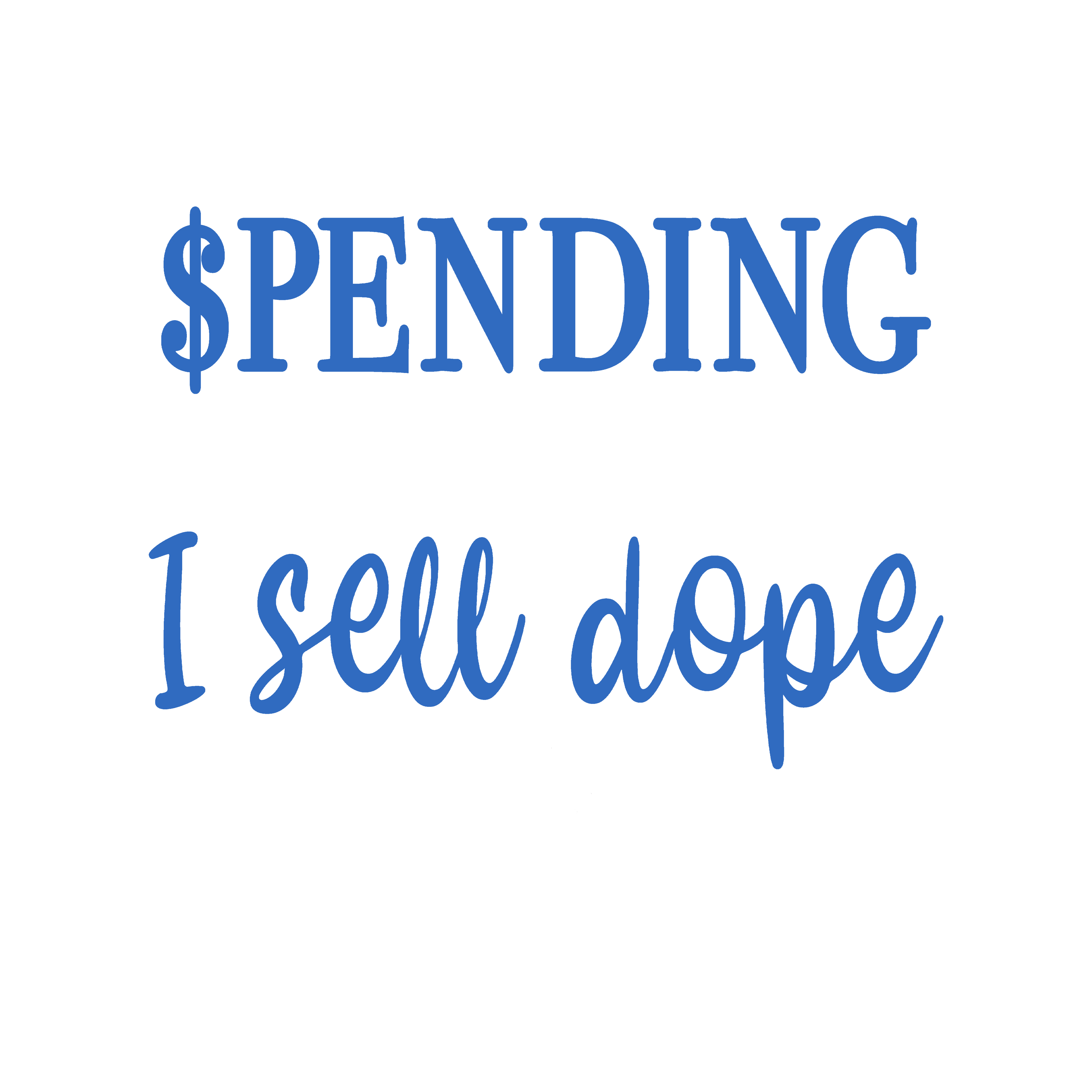 Air Jordan 1 High OG “True Blue” Grey T-Shirt (STOP SPENDING MONEY)