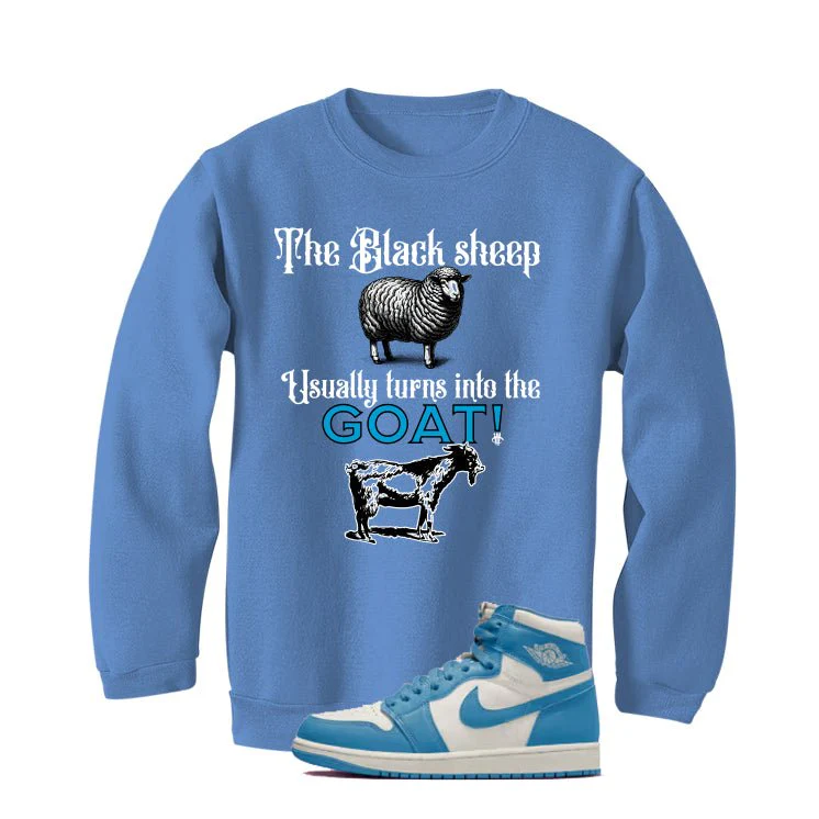 Air Jordan 1 High OG UNC Reimagined Carolina Blue T-Shirt (the black sheep usually turns into the GOAT!)| illcurrency - Image 4