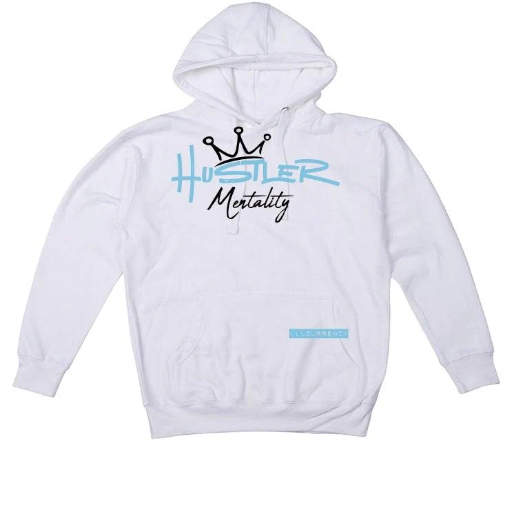 Air Jordan 1 high OG “University Blue” 2021 White T-Shirt (Hustler Mentality) - Image 2