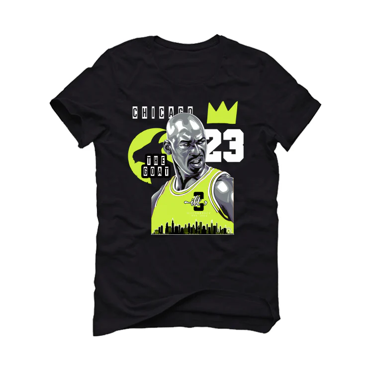 Air Jordan 1 High OG “Visionaire” Black T-Shirt (The Goat) - Image 2