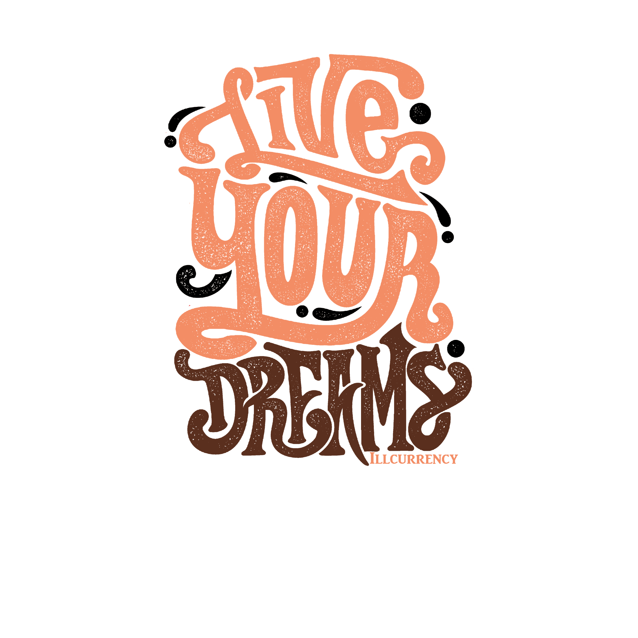 Air Jordan 1 High OG WMNS “Dusted Clay” | illcurrency White T-Shirt (LIVE YOUR DREAMS)