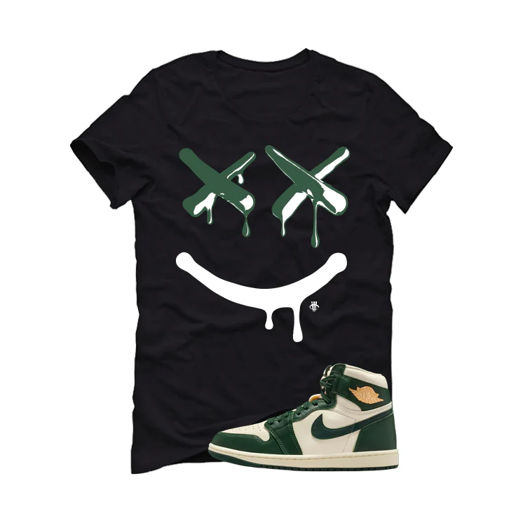 Air Jordan 1 High OG WMNS Fir Matching T-Shirt, Sweatshirts & Hoodies Black T-Shirt (Happy Drip)| illcurrency - Image 2
