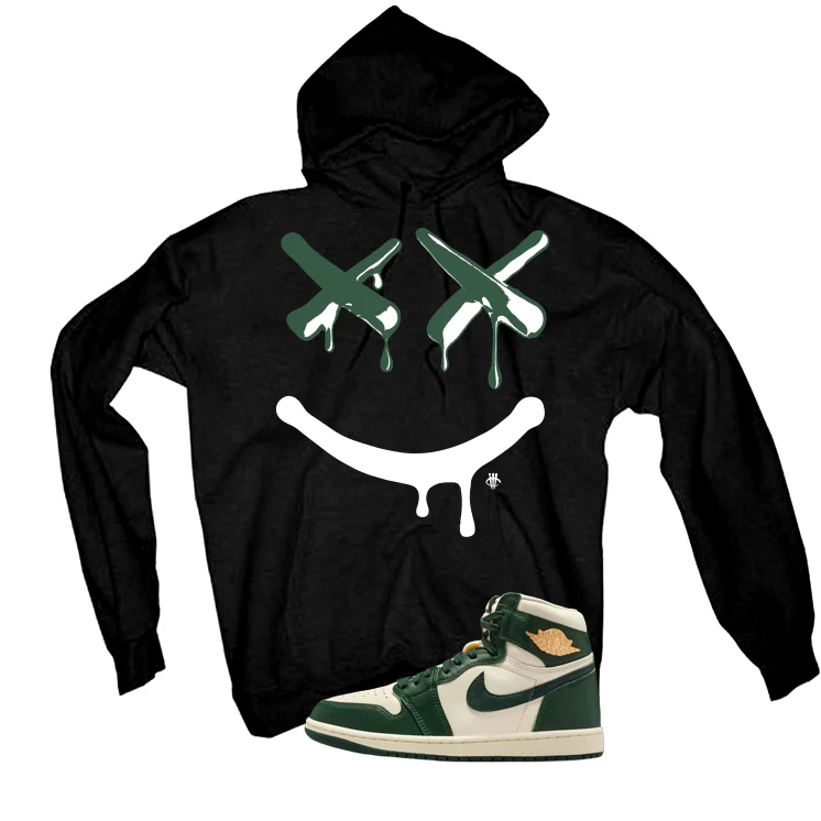 Air Jordan 1 High OG WMNS Fir Matching T-Shirt, Sweatshirts & Hoodies Black T-Shirt (Happy Drip)| illcurrency - Image 3