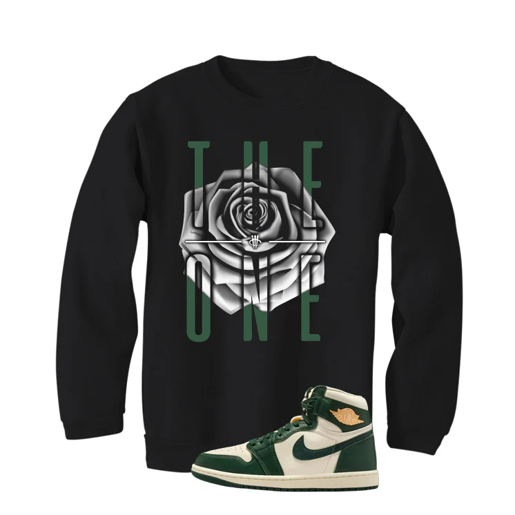 Air Jordan 1 High OG WMNS Fir Matching T-Shirt, Sweatshirts & Hoodies Black T-Shirt (The One)| illcurrency - Image 4