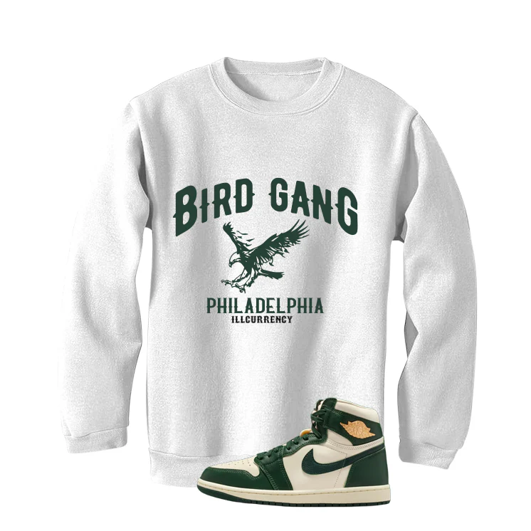 Air Jordan 1 High OG WMNS Fir Matching T-Shirt, Sweatshirts & Hoodies White T-Shirt (Bird Gang)| illcurrency - Image 4