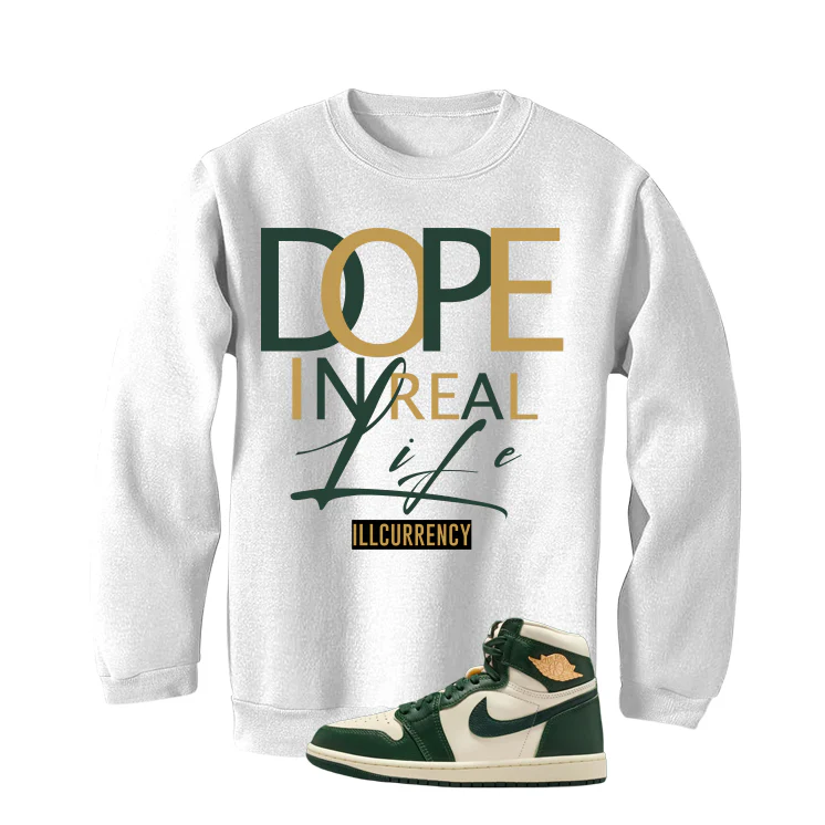 Air Jordan 1 High OG WMNS Fir Matching T-Shirt, Sweatshirts & Hoodies White T-Shirt (DOPE)| illcurrency - Image 4