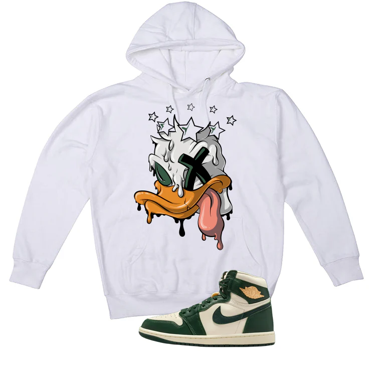 Air Jordan 1 High OG WMNS Fir Matching T-Shirt, Sweatshirts & Hoodies White T-Shirt (Ducked)| illcurrency - Image 3