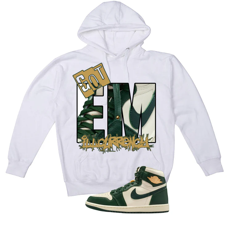 Air Jordan 1 High OG WMNS Fir Matching T-Shirt, Sweatshirts & Hoodies White T-Shirt (GOT EM)| illcurrency - Image 3