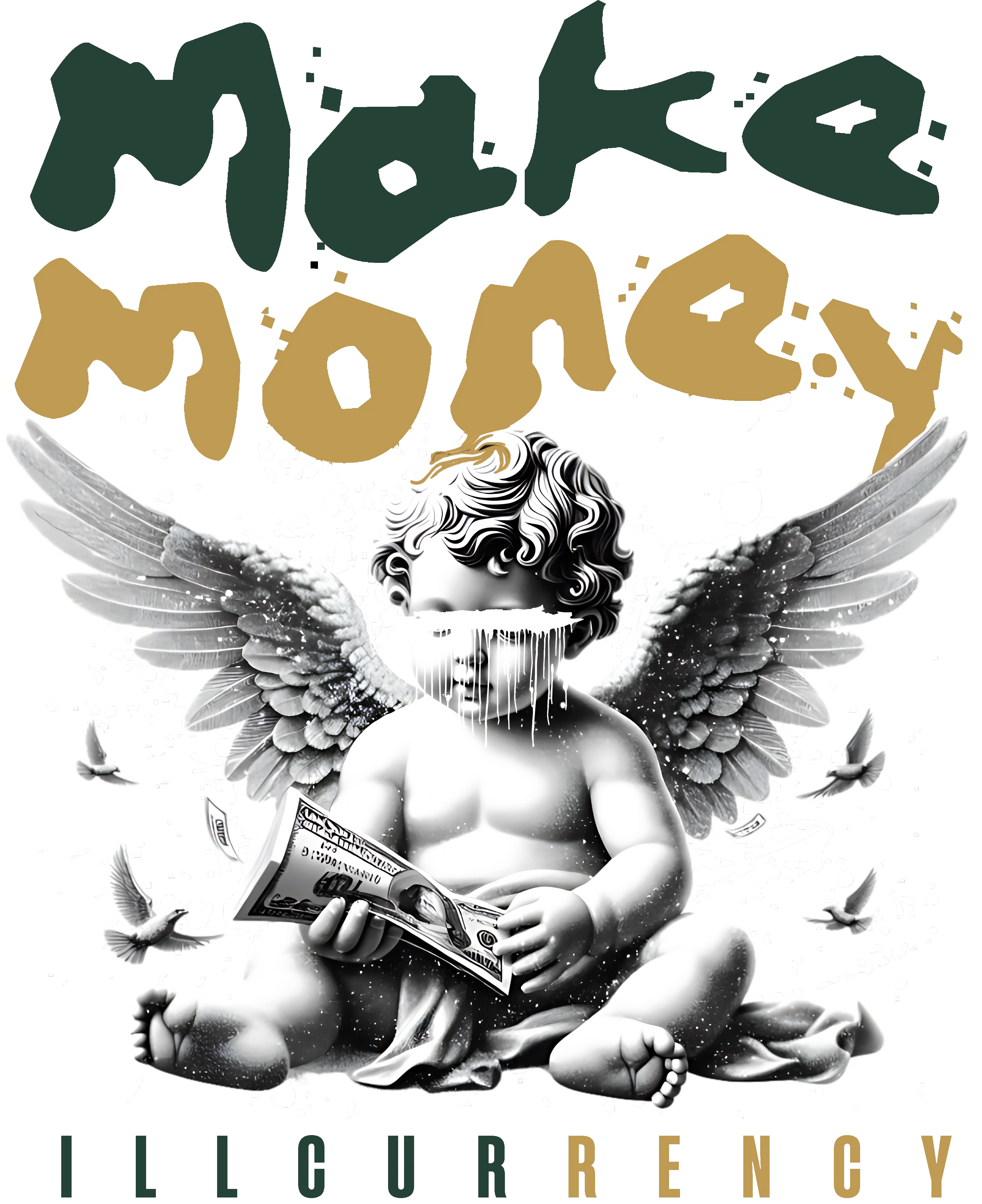 Air Jordan 1 High OG WMNS Fir Matching T-Shirt, Sweatshirts & Hoodies White T-Shirt (Make Money)| illcurrency