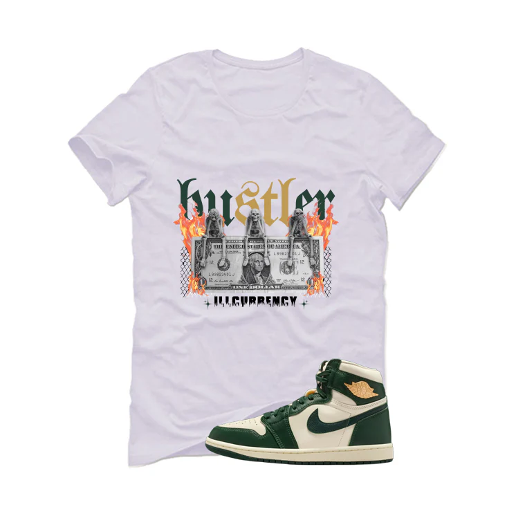 Air Jordan 1 High OG WMNS Fir Matching T-Shirt, Sweatshirts & Hoodies White T-Shirt (See No Evil Hustler)| illcurrency - Image 2