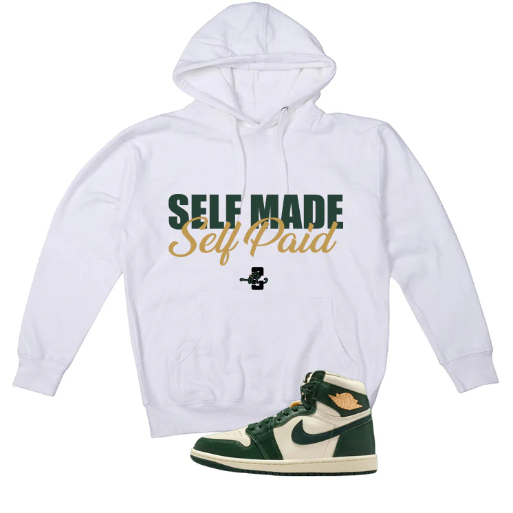 Air Jordan 1 High OG WMNS Fir Matching T-Shirt, Sweatshirts & Hoodies White T-Shirt (Self Made Self Paid)| illcurrency - Image 3