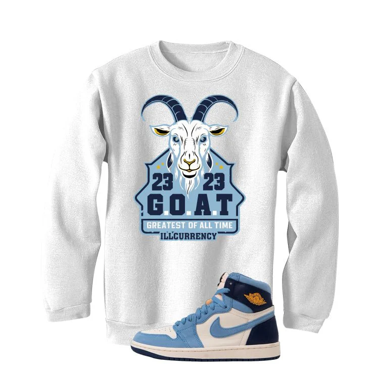 Air Jordan 1 High OG WMNS First in Flight White T-Shirt (GOAT 23)| illcurrency - Image 4