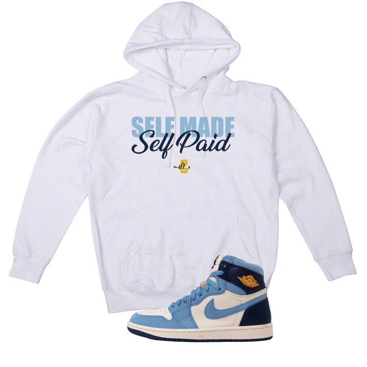 Air Jordan 1 High OG WMNS First in Flight White T-Shirt (Self Made Self Paid)| illcurrency - Image 3