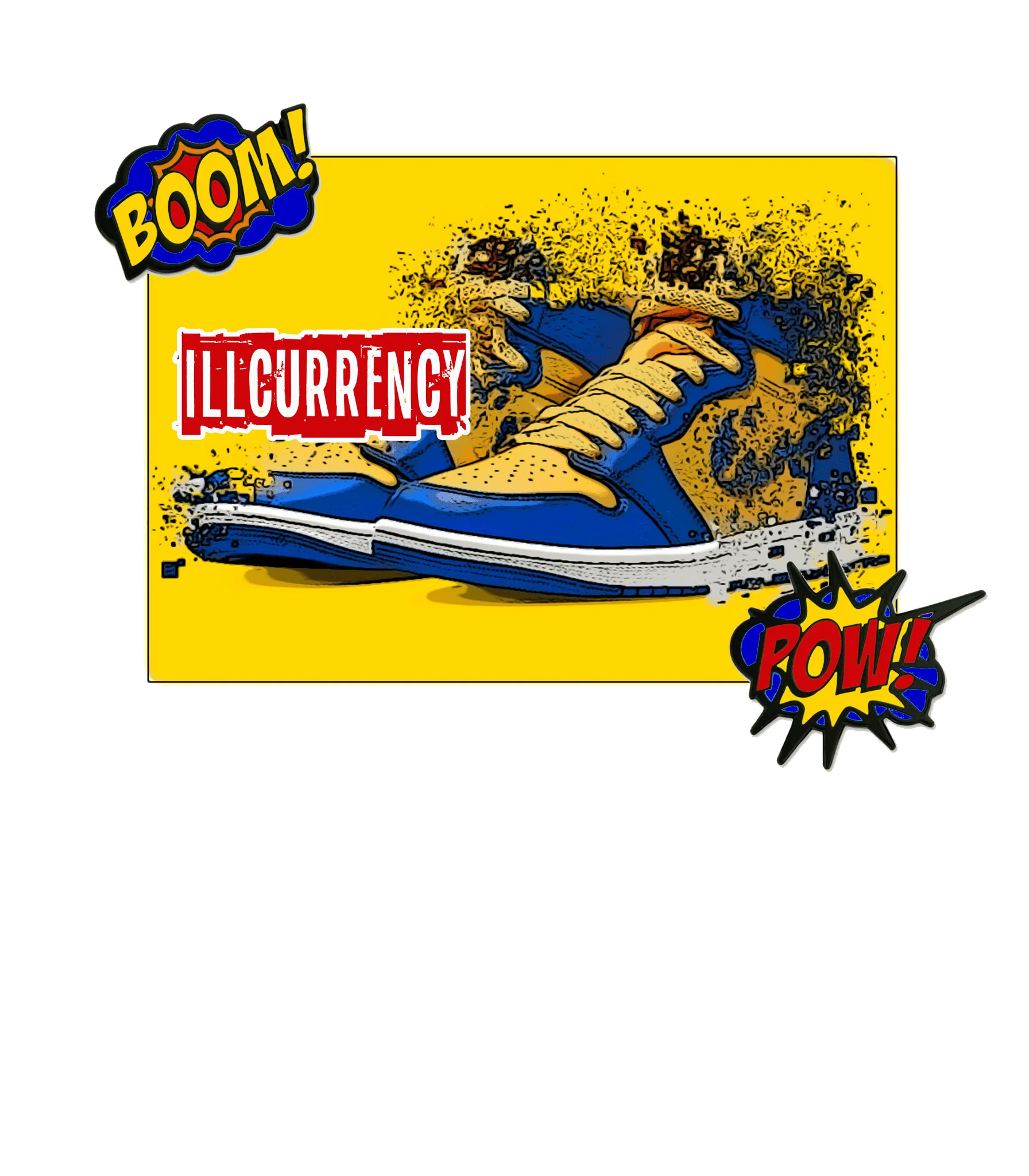 Air Jordan 1 High OG Reverse Laney (WMNS) - Royal Blue T-Shirt (Shattered Laney's)