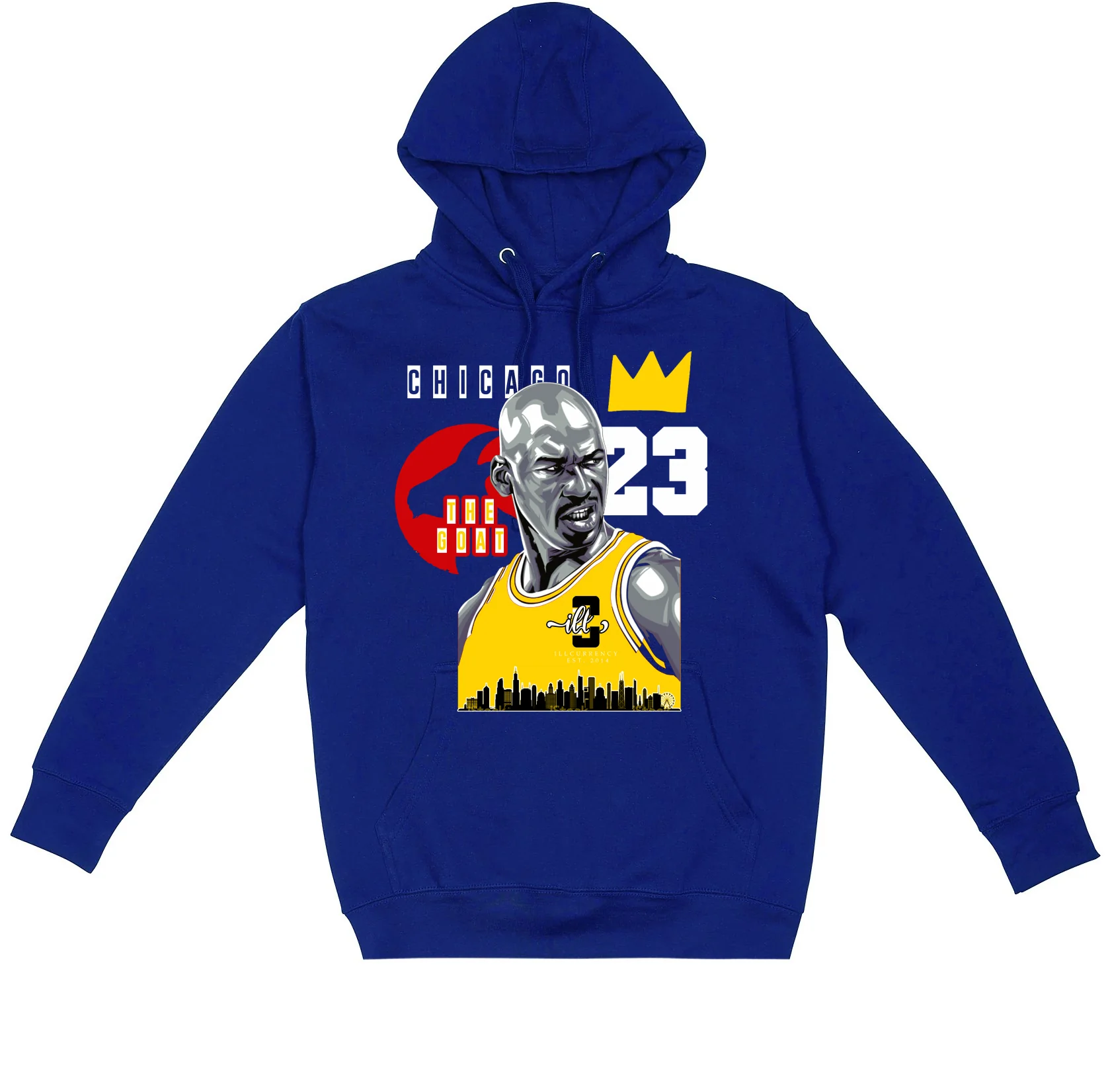 Air Jordan 1 High OG WMNS “Reverse Laney” Royal Blue T-Shirt (The Goat) - Image 3