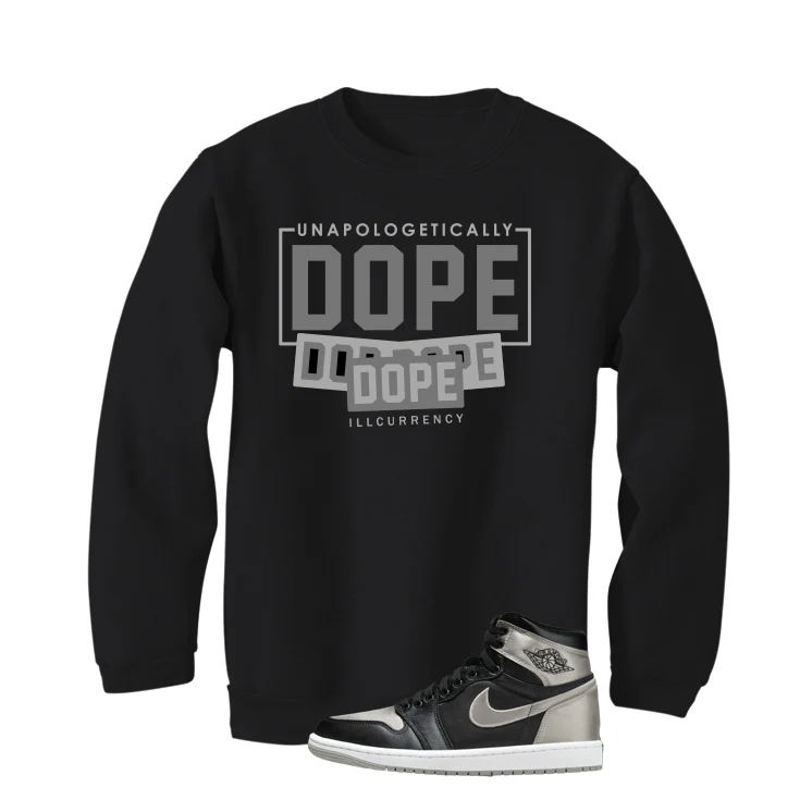 Air Jordan 1 High OG WMNS Satin Shadow Black T-Shirt (DOPE)| illcurrency - Image 4