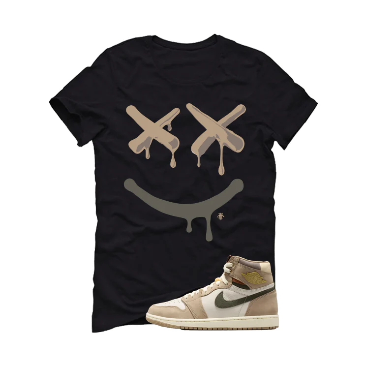 Air Jordan 1 High OG WMNS Shop Jacket Matching T-Shirt, Sweatshirts, & Hoodies Black T-Shirt (Happy Drip)| illcurrency - Image 2