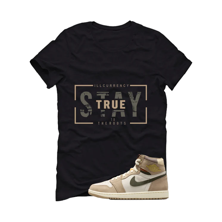 Air Jordan 1 High OG WMNS Shop Jacket Matching T-Shirt, Sweatshirts, & Hoodies Black T-Shirt (Stay True)| illcurrency - Image 2