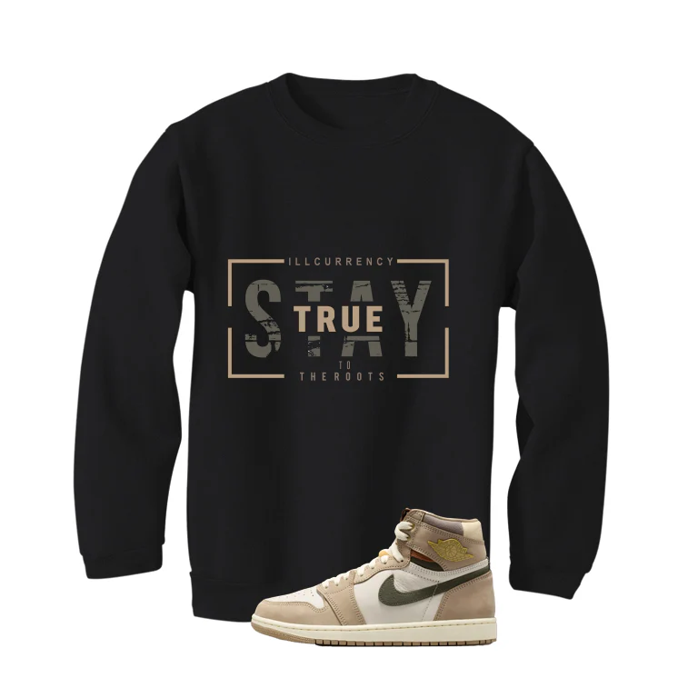 Air Jordan 1 High OG WMNS Shop Jacket Matching T-Shirt, Sweatshirts, & Hoodies Black T-Shirt (Stay True)| illcurrency - Image 4