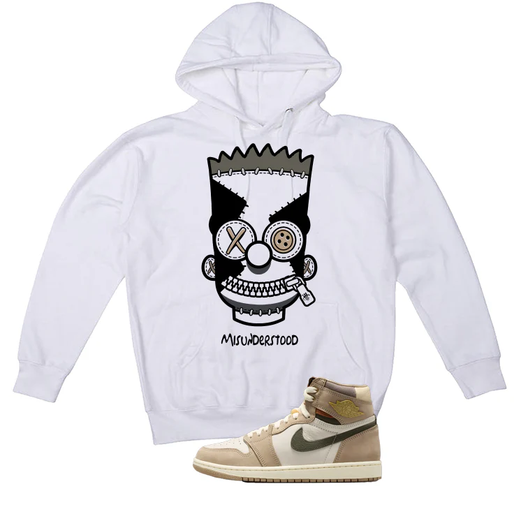 Air Jordan 1 High OG WMNS Shop Jacket Matching T-Shirt, Sweatshirts, & Hoodies White T-Shirt (Misunderstood)| illcurrency - Image 3