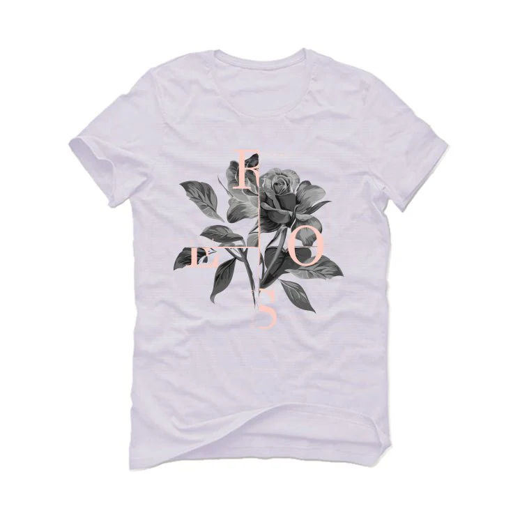 Air Jordan 1 High OG WMNS Washed Pink | ILLCURRENCY White T-Shirt (Roses) - Image 2