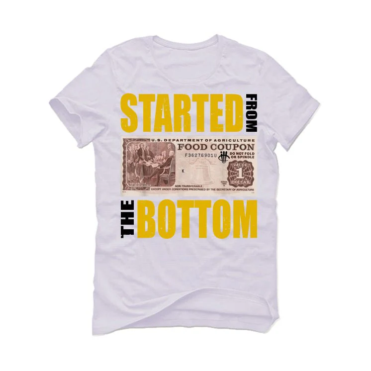 Air Jordan 1 High OG “Yellow Ochre” | illcurrency White T-Shirt (start from the bottom) - Image 2