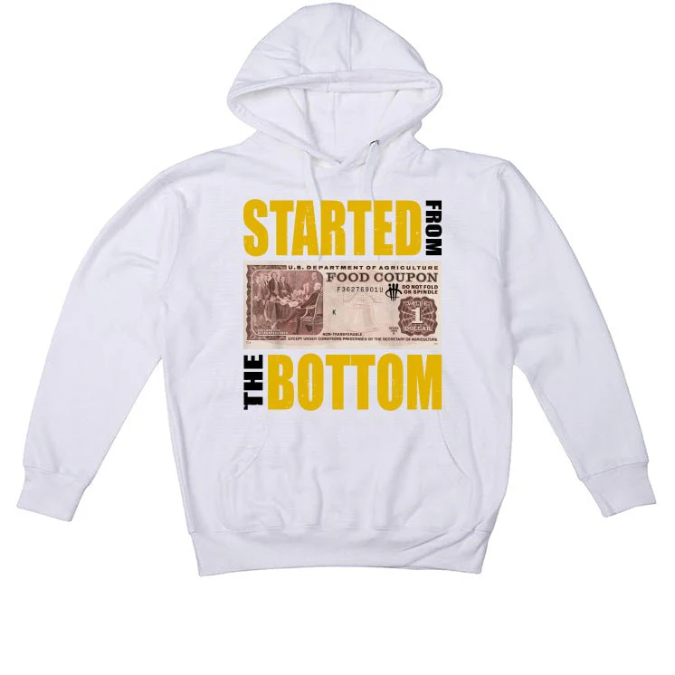 Air Jordan 1 High OG “Yellow Ochre” | illcurrency White T-Shirt (start from the bottom) - Image 3