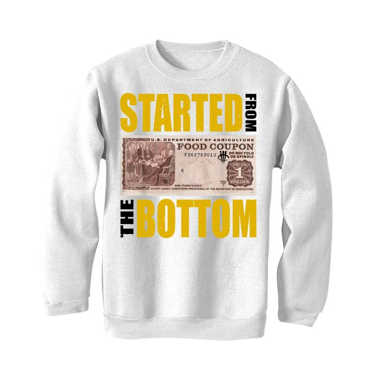 Air Jordan 1 High OG “Yellow Ochre” | illcurrency White T-Shirt (start from the bottom) - Image 4