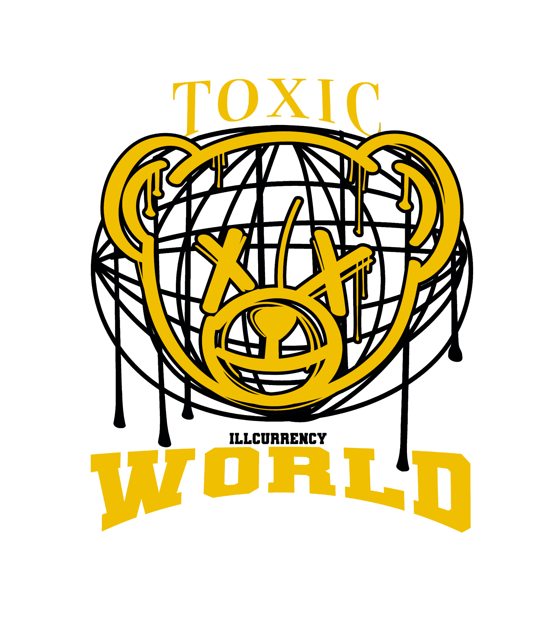 Air Jordan 1 High OG “Yellow Ochre” | illcurrency White T-Shirt (Toxic World)