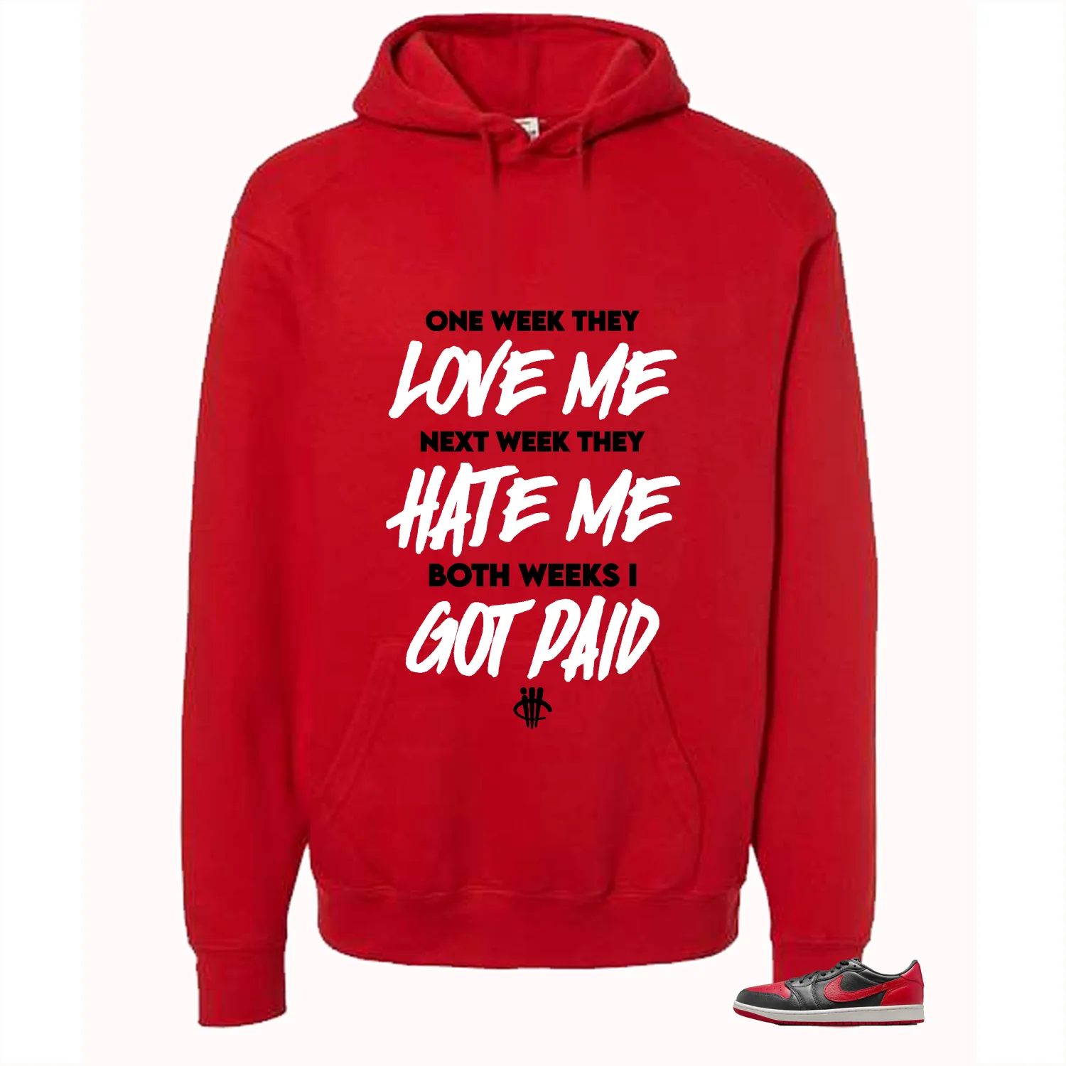 Air Jordan 1 Low OG Banned Matching T-Shirt, Sweatshirts & Hoodies Red T-Shirt (Paid)| illcurrency - Image 3