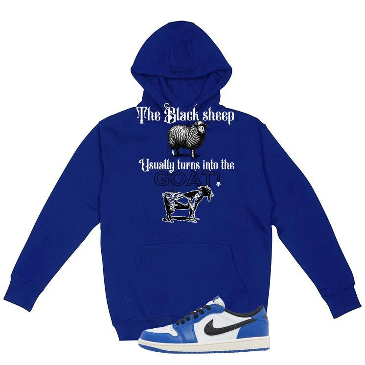 Air Jordan 1 Low OG Game Royal Royal Blue T-Shirt (the black sheep usually turns into the GOAT!)| illcurrency - Image 3
