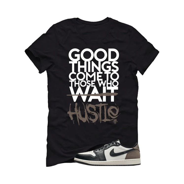Air Jordan 1 Low OG Mocha Black T-Shirt (Good Things)| illcurrency - Image 2