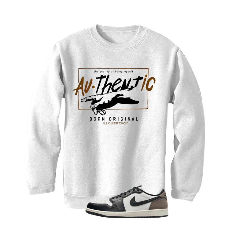 Air Jordan 1 Low OG Mocha White T-Shirt (Authentic)| illcurrency - Image 3