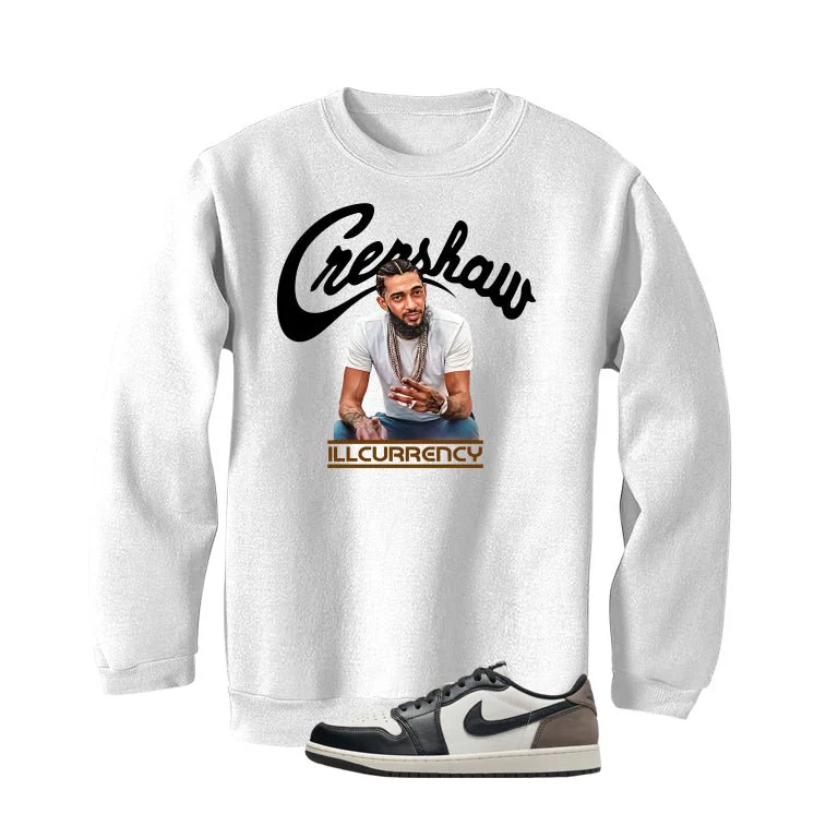Air Jordan 1 Low OG Mocha White T-Shirt (Crenshaw)| illcurrency - Image 4